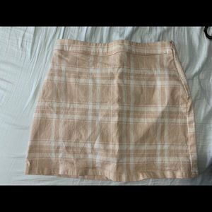 Plaid skirt